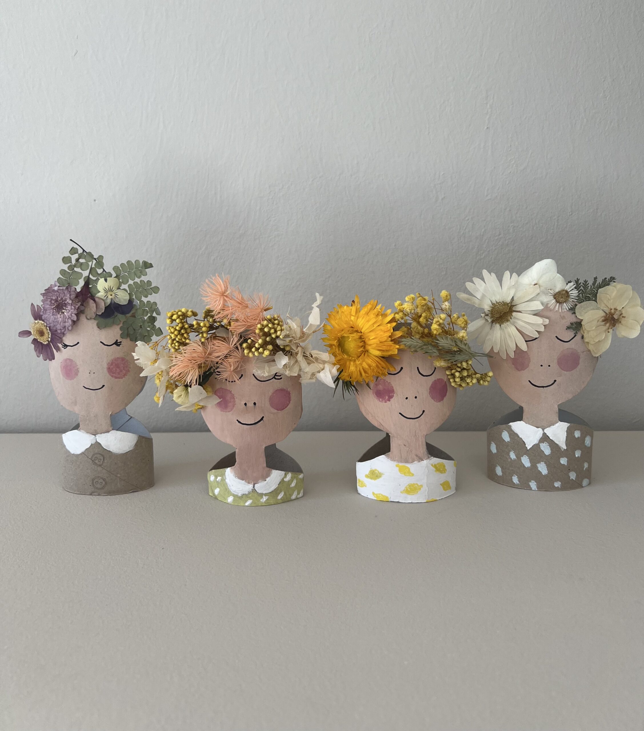 Bastelanleitung Frühlingskinder 